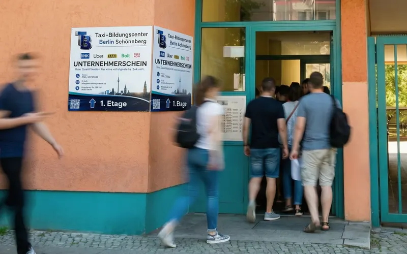 Einblicke in das Taxi-Bildungscenter